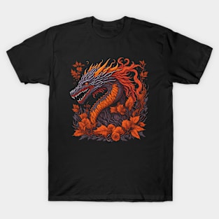 Flower Dragon T-Shirt